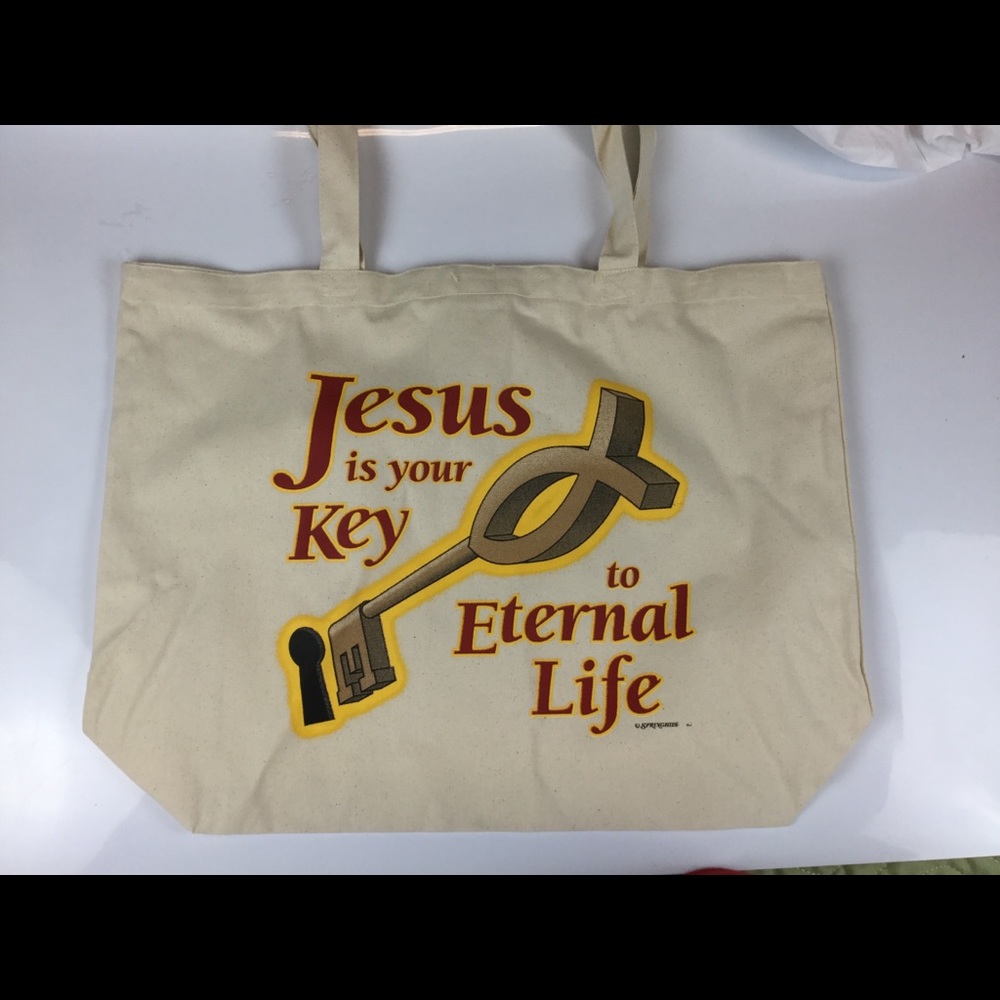 Inspirational tote bag